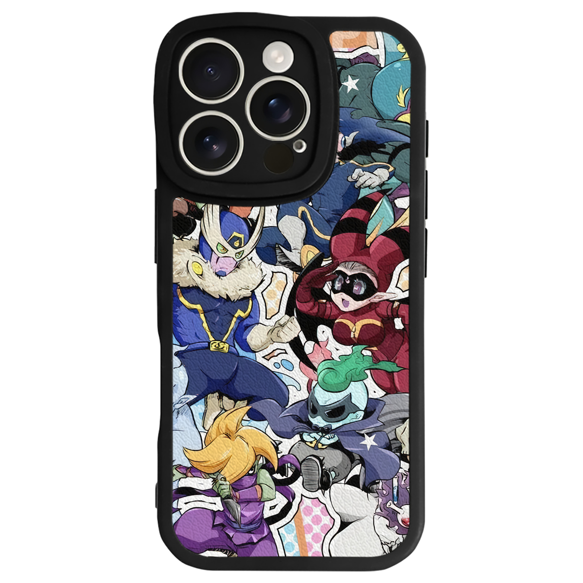 （画像用） 妖怪ウォッチ Yo-kai Watch 【iPhone 16シリーズ対応】シリコンスマホケース（レザー調） 材質：シリコン